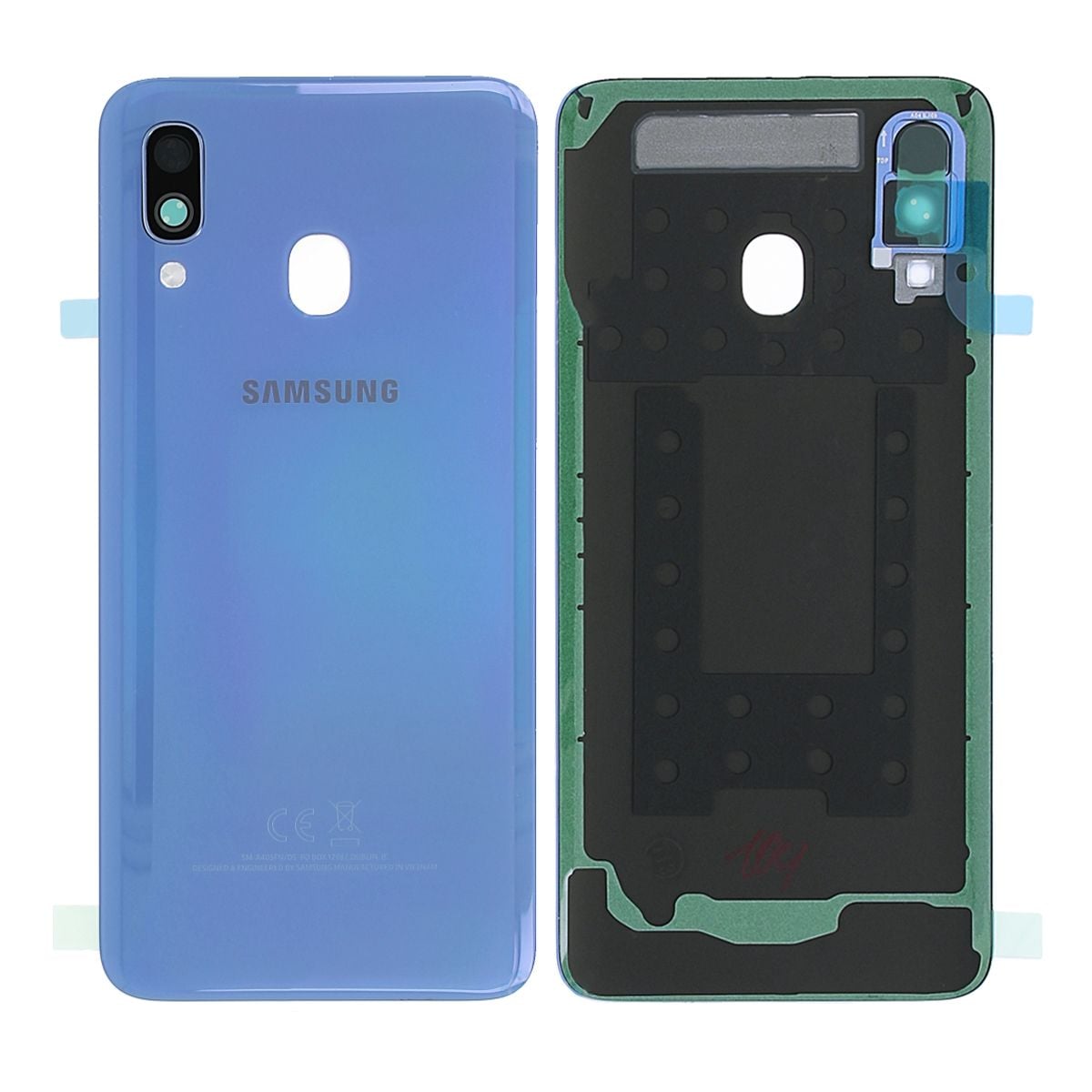 Samsung Galaxy A40 (SM-A405F) Baksida Original - Blå image 1
