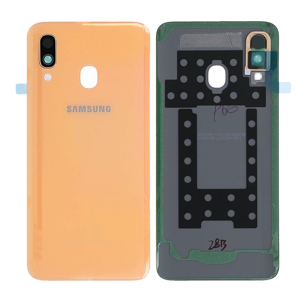 Samsung Galaxy A40 (SM-A405F) Baksida Original - Korall image 1