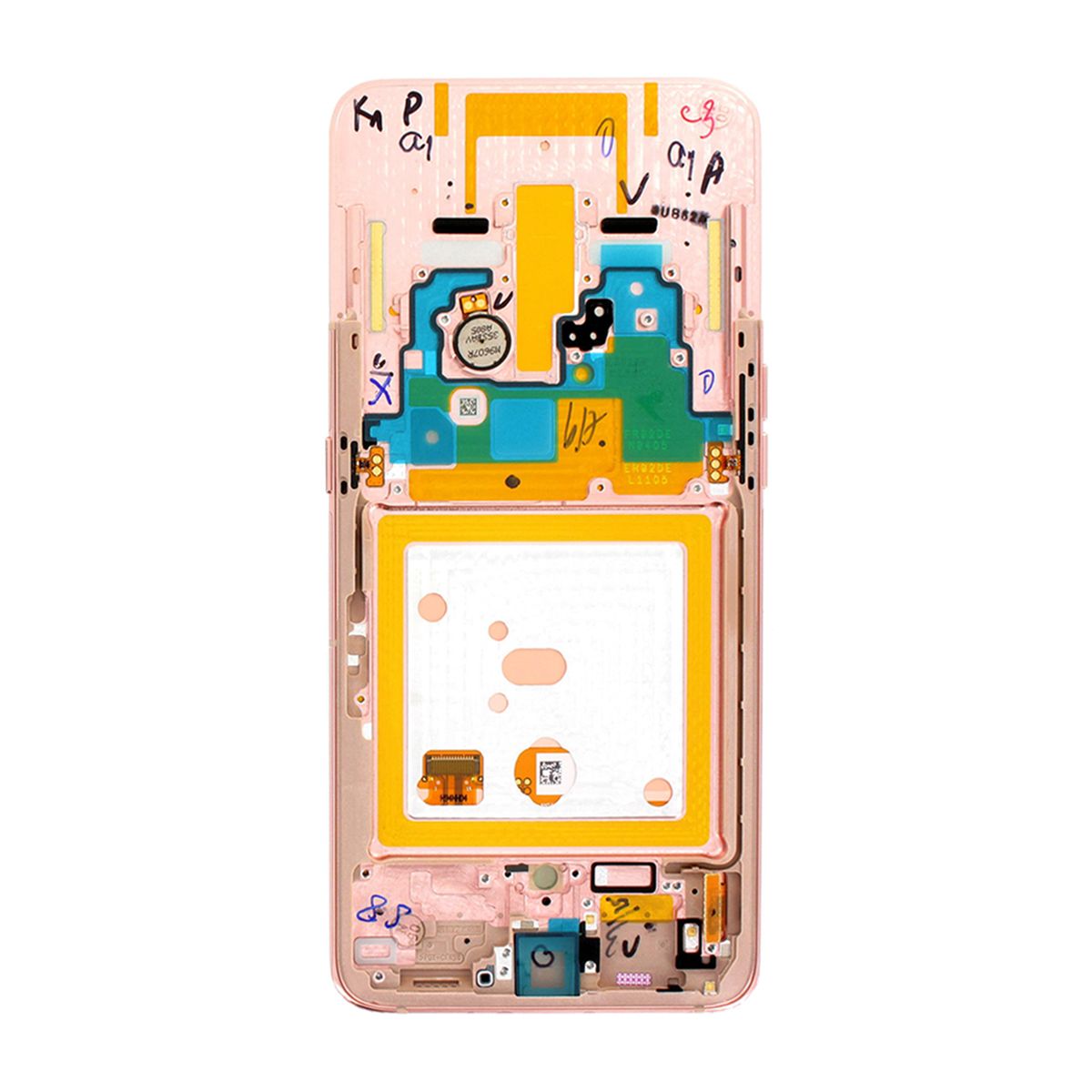 Samsung Galaxy A80 LCD Skärm med Display Original - Rosa Guld image 3
