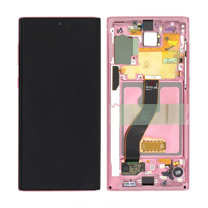 Samsung Galaxy Note 10 (SM-N970F) Skärm med LCD Skärm Original - Rosa image 1