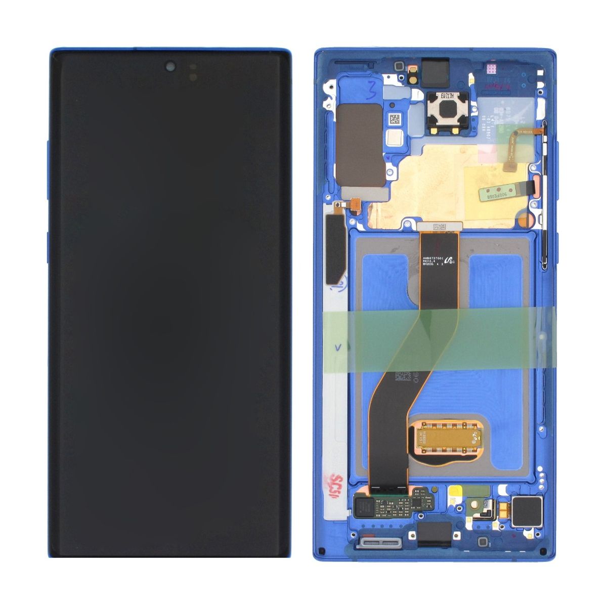 Samsung Galaxy Note 10 Plus 5G (SM-N975F) Skärm med LCD Display Original - Blå image 1