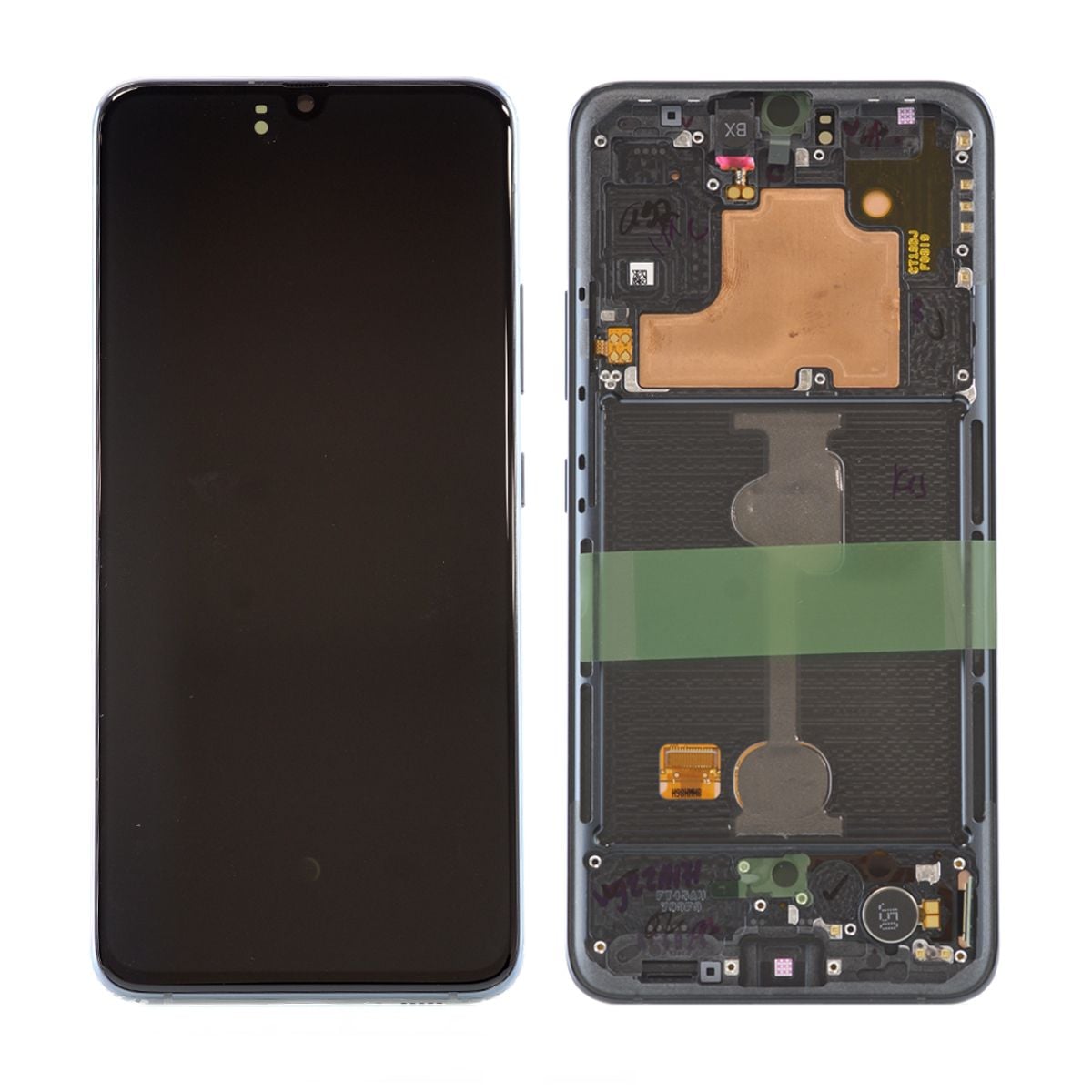 Samsung Galaxy A90 5G (SM-A908B) LCD Skärm med Display Original - Svart image 1