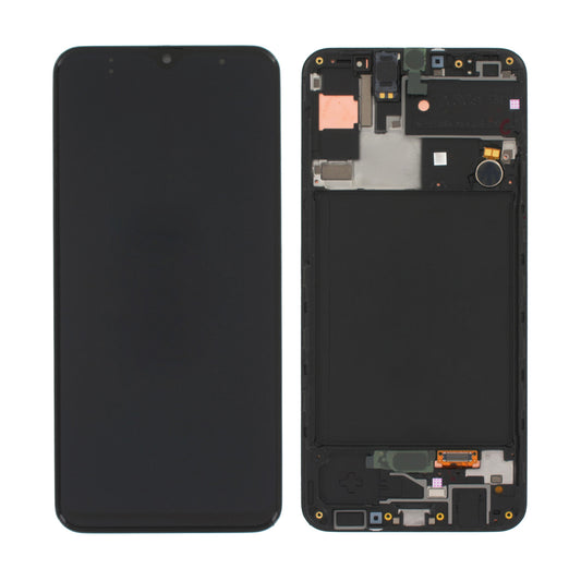 Samsung Galaxy A30s (SM-A307F) LCD Skärm med Display Original - Svart image 1