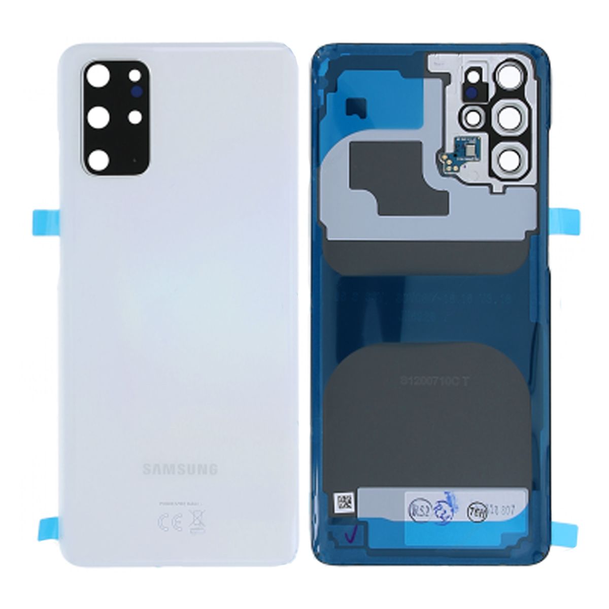 Samsung Galaxy S20 Plus 5G Baksida Original - Vit image 1