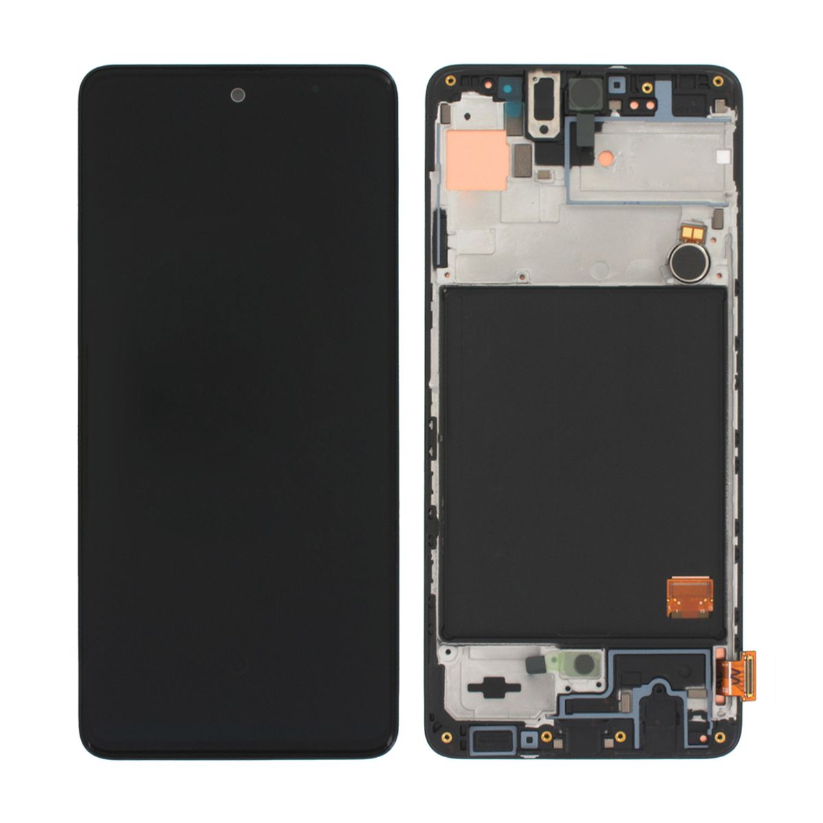 Samsung Galaxy A51 (SM-A515F) LCD Skärm med Display Original - Svart image 1