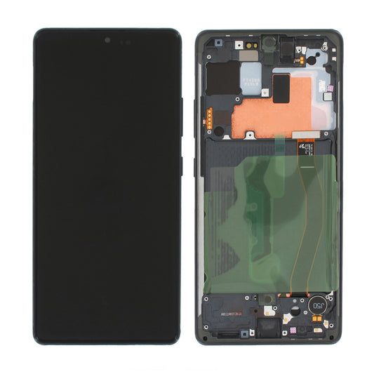 Samsung Galaxy S10 Lite (SM-G770F) Skärm med LCD Display Original - Svart image 1