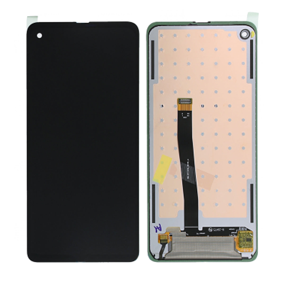 Samsung Galaxy Xcover Pro Skärm med LCD Display Original - Svart image 1