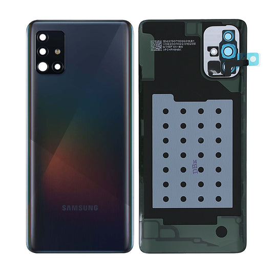 Samsung Galaxy A71 (SM-A715F) Baksida Original - Svart image 1