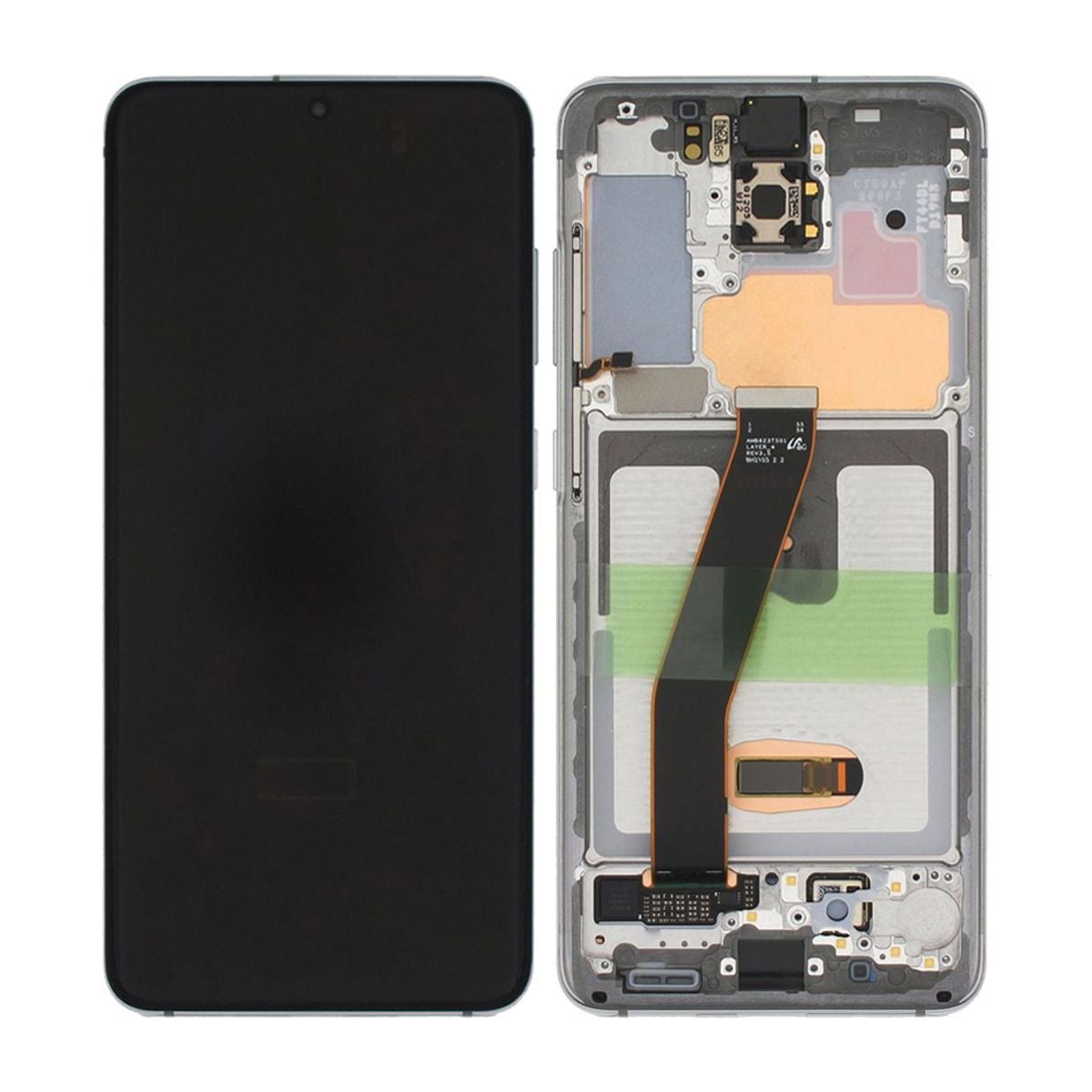 Samsung Galaxy S20 5G (SM-G980F) Skärm med LCD Display Original - Vit image 1