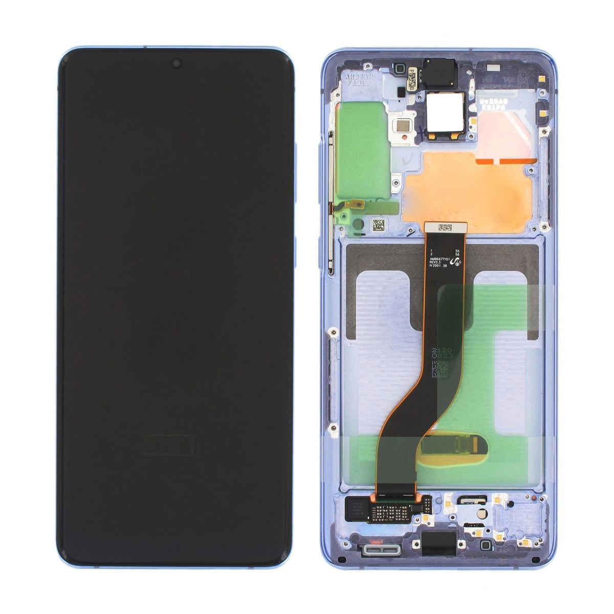 Samsung Galaxy S20 Plus (SM-G986F/DS) Skärm med LCD Display Original - Lila image 1