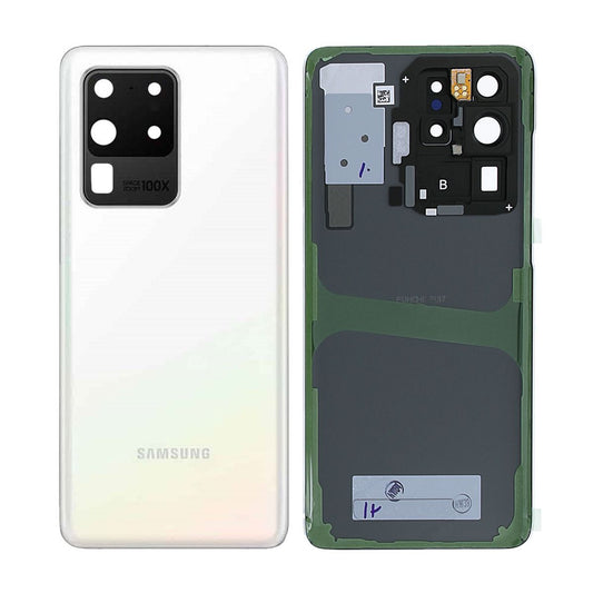 Samsung Galaxy S20 Ultra (SM-G988F) Baksida Original - Vit image 1