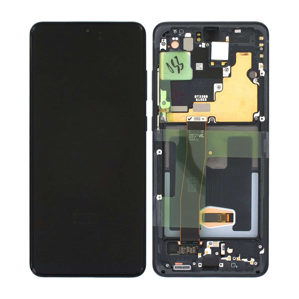 Samsung Galaxy S20 Ultra (SM-G988F) Skärm med LCD Display Original - Svart image 1