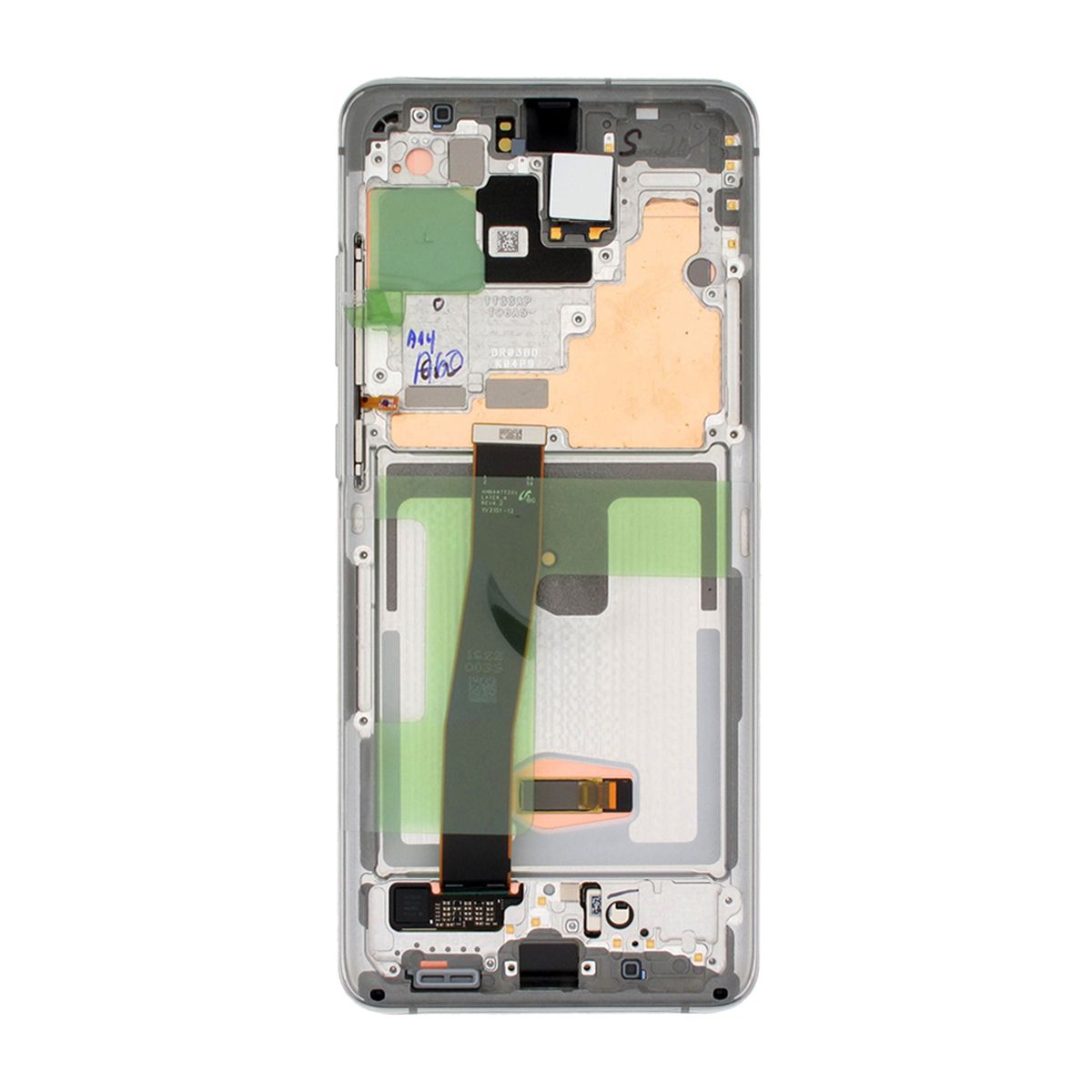 Samsung Galaxy S20 Ultra Skärm med LCD Display Original + Framkamera Original - Vit image 3