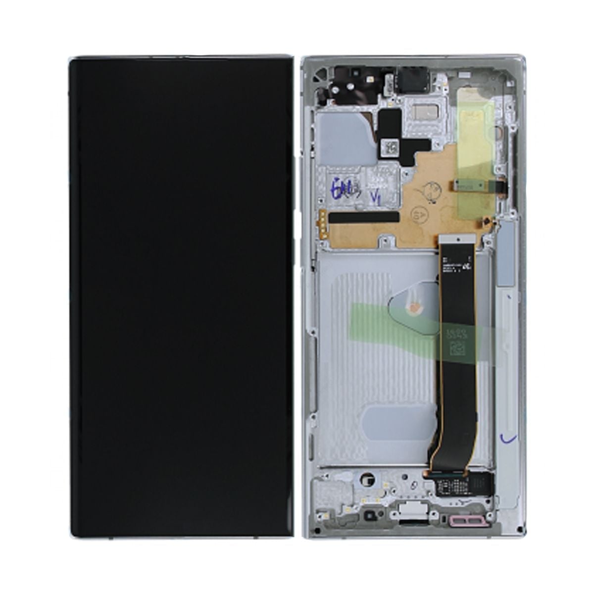 Samsung Galaxy Note 20 Ultra 5G Skärm med LCD Display Original - Vit image 1