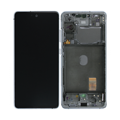 Samsung Galaxy S20 FE (SM-G780F) Skärm med LCD Display Original - Vit image 1