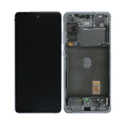 Samsung Galaxy S20 FE (SM-G780F) Skärm med LCD Display Original - Vit image 1