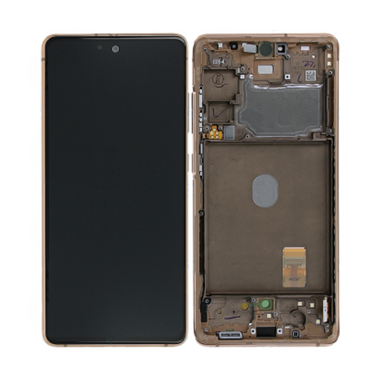 Samsung Galaxy S20 FE Skärm med LCD Display Original - Orange image 1