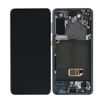 Samsung Galaxy S21 5G Skärm med LCD Display & Kamera Original - Grå image 1