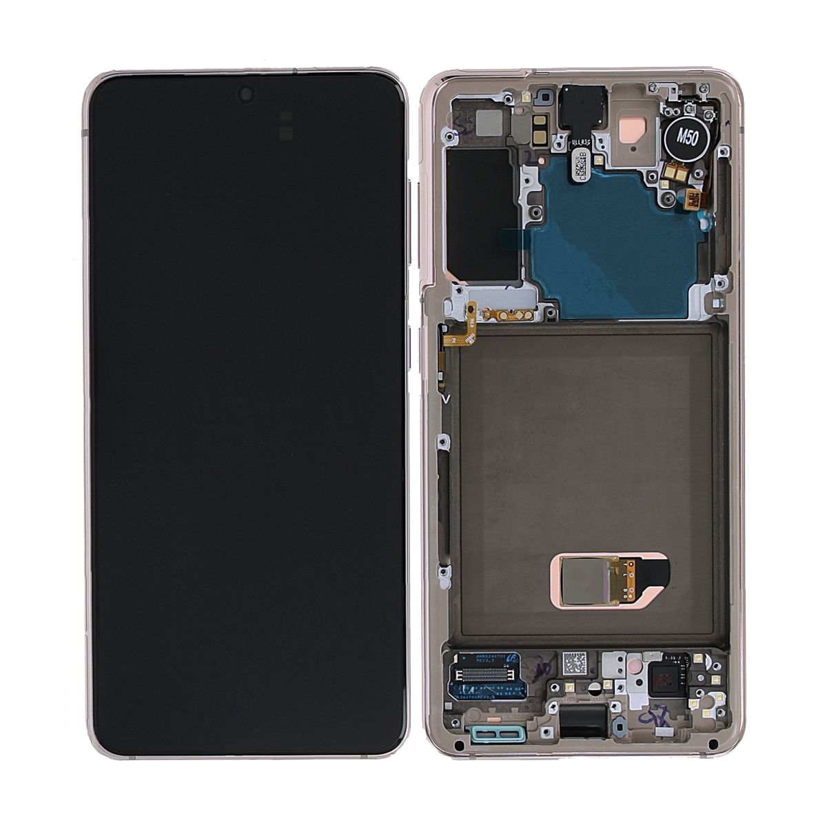 Samsung Galaxy S21 5G Skärm med LCD Display & Kamera Original - Violett image 1