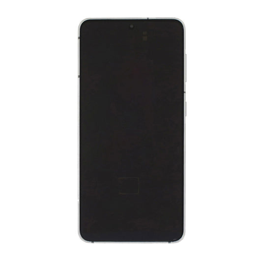 Samsung Galaxy S21 5G Skärm med LCD Display Original + Framkamera Original - Vit image 2