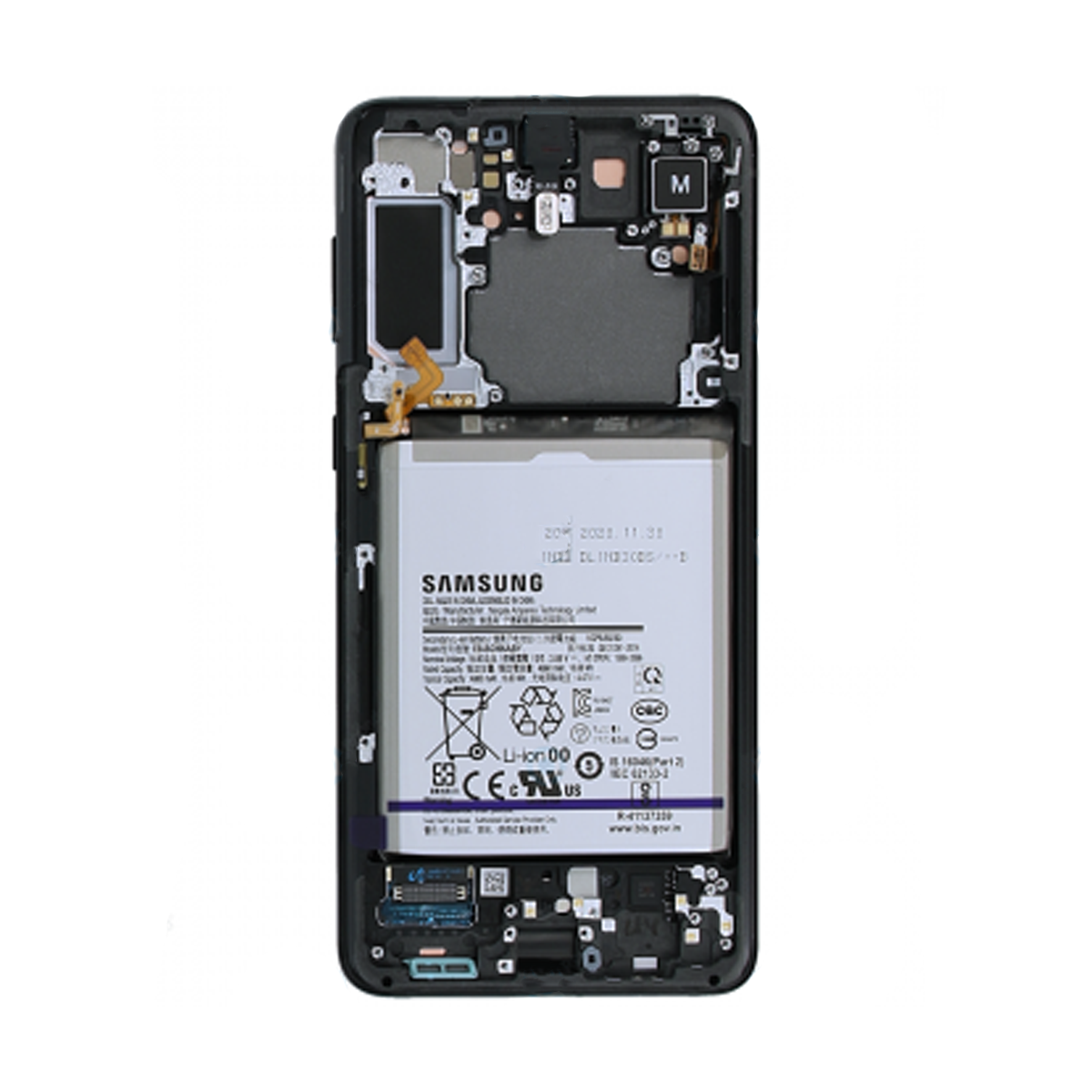 Samsung Galaxy S21 Plus LCD + Battery + Small Parts Black (Original Service Pack) image 5