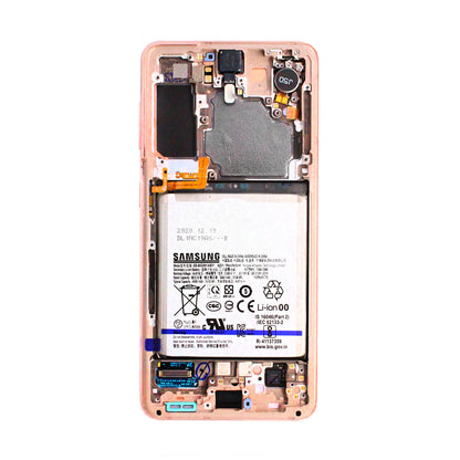 Samsung Galaxy S21 5G Skärm med LCD Display Original + Batteri Original - Violett image 3