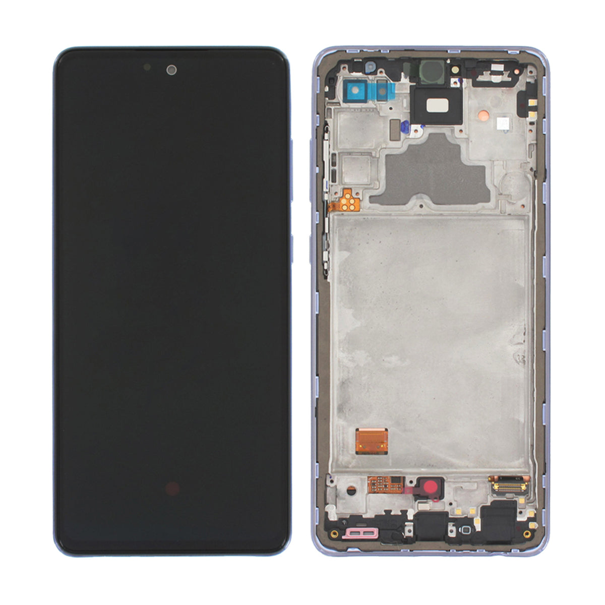 Samsung Galaxy A72 4G Skärm med LCD Display Original - Violett image 1