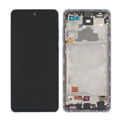 Samsung Galaxy A72 4G Skärm med LCD Display Original - Violett image 1