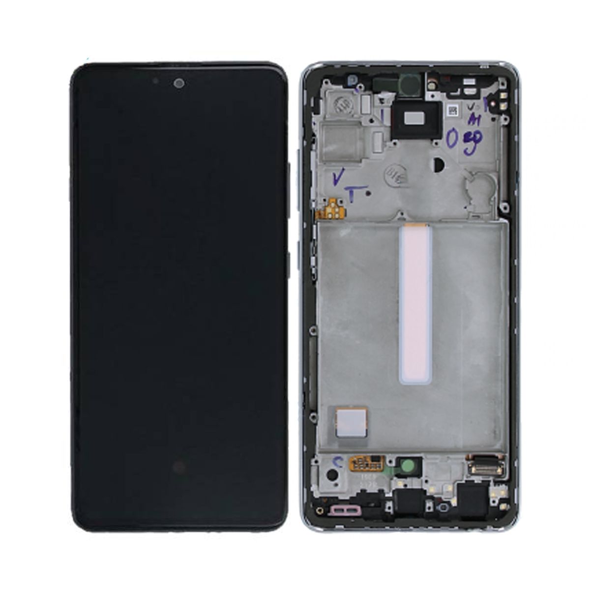 Samsung Galaxy A52 4G/5G Skärm med LCD Original - Vit image 1