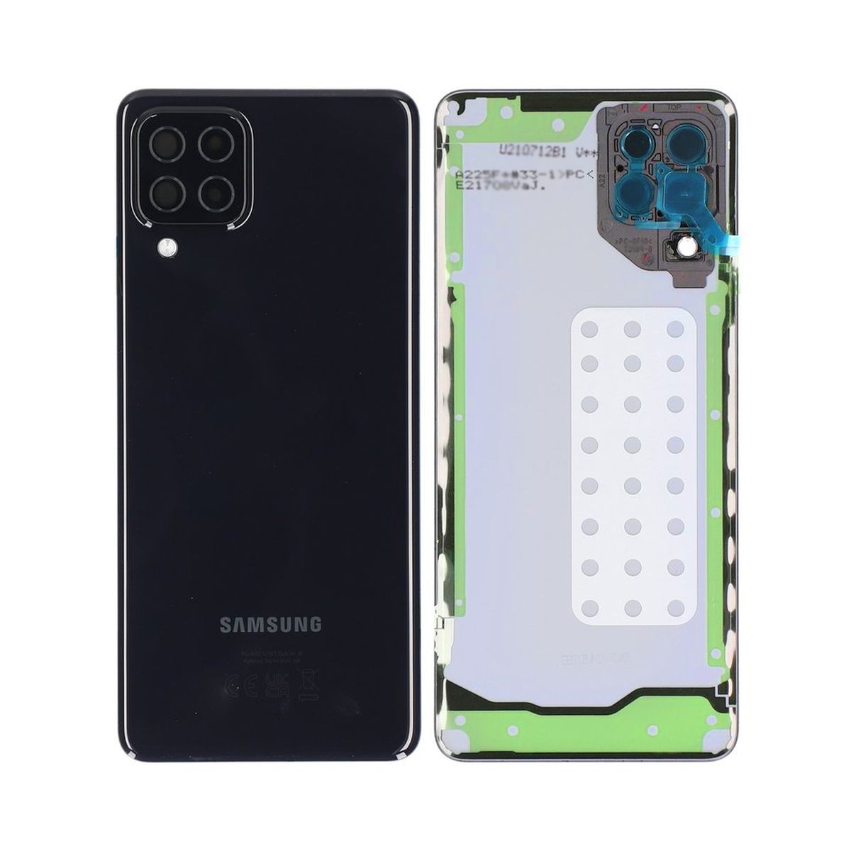 Samsung Galaxy A22 4G Baksida Original - Svart image 1