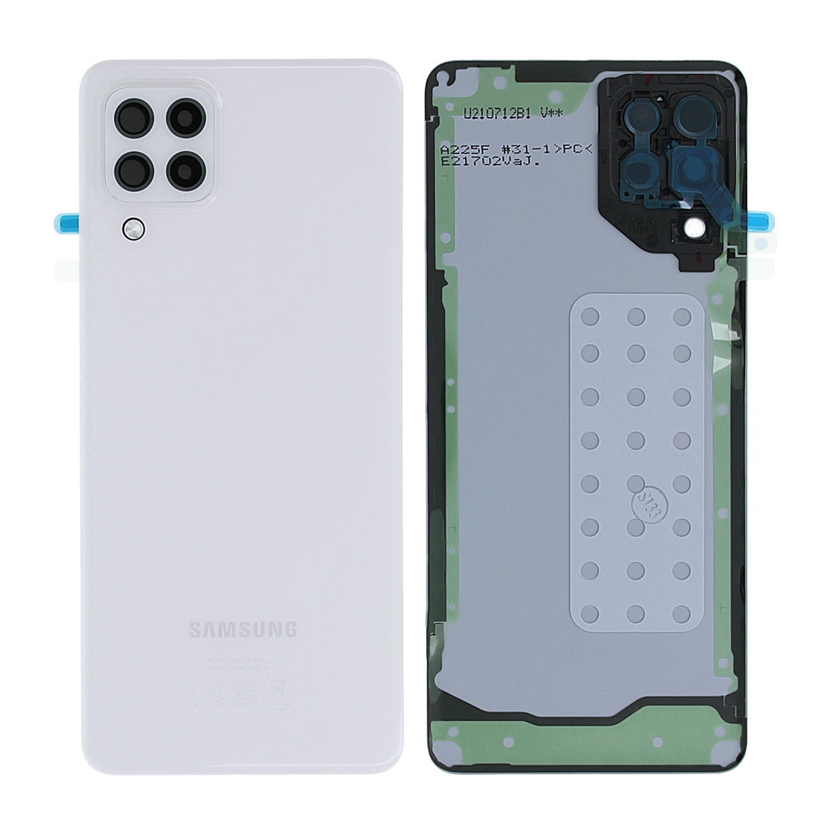 Samsung Galaxy A22 4G Baksida Original - Vit image 5