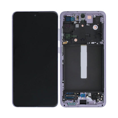 Samsung Galaxy S21 FE 5G Skärm med LCD Display Original - Lavendel image 1