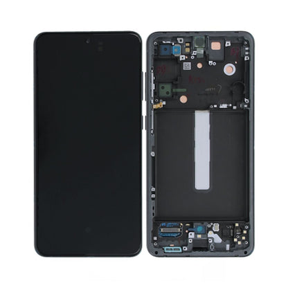 Samsung Galaxy S21 FE Skärm med LCD Display Original - Grafit/Svart image 1
