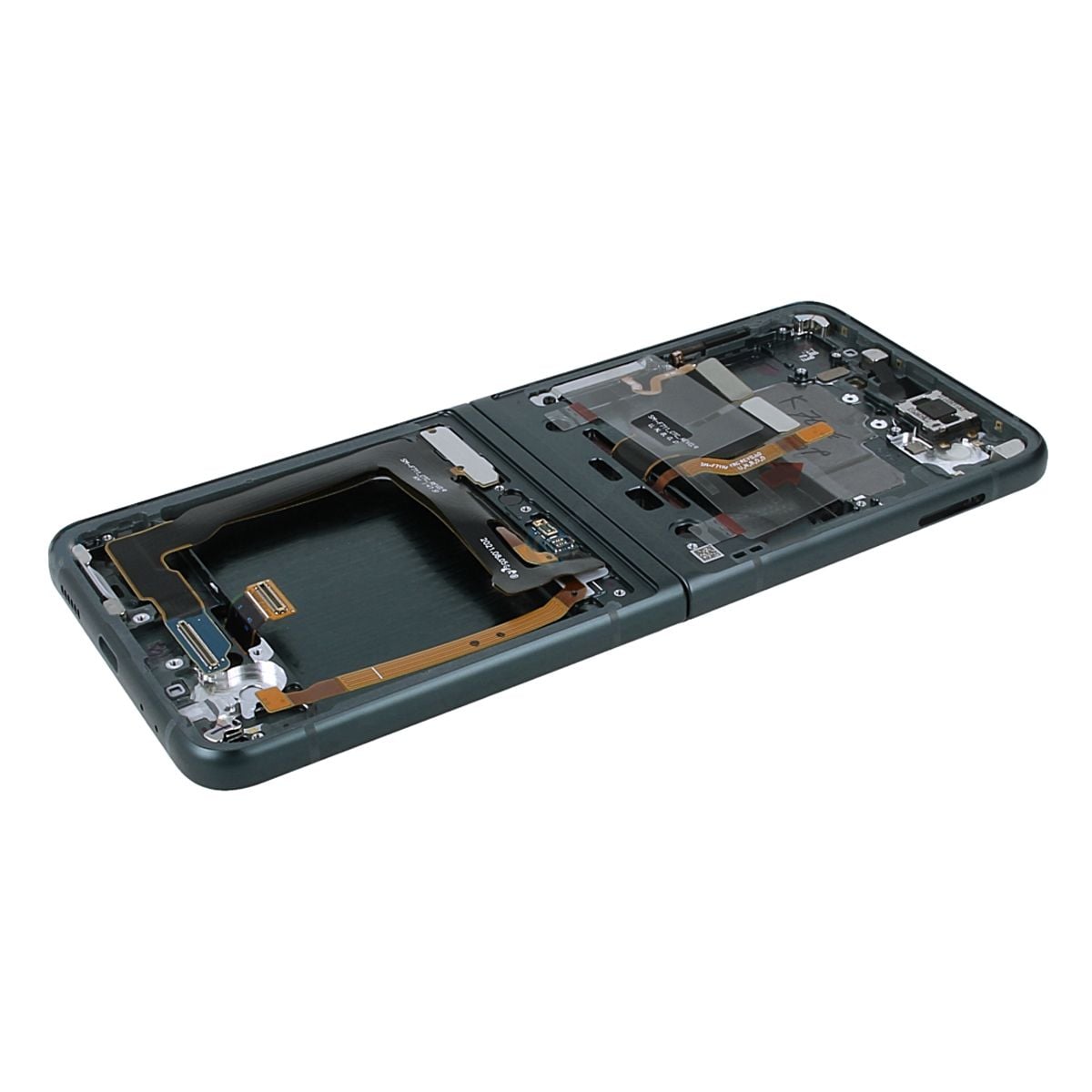Samsung Galaxy Z Flip 3 5G 2021 (F711) Skärm med LCD Display Original - Grön image 5