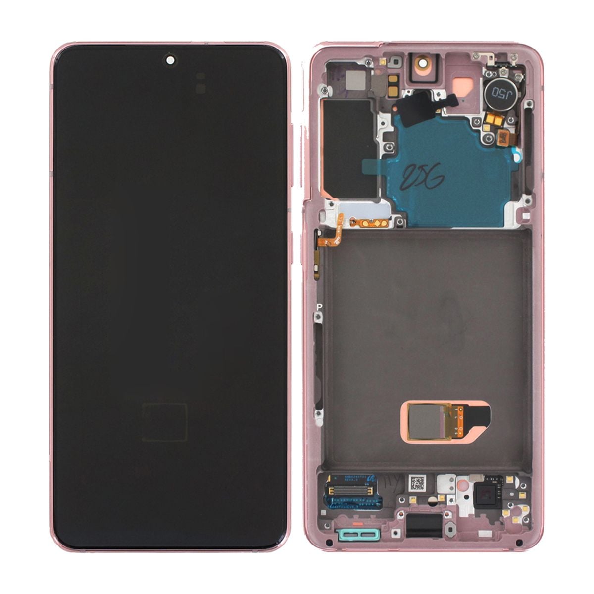 Samsung Galaxy S21 5G Skärm med LCD Display Original - Rosa image 1