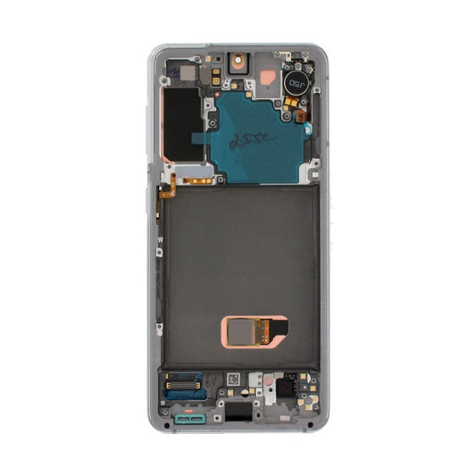 Samsung Galaxy S21 5G Skärm med LCD Display Original - Vit image 3
