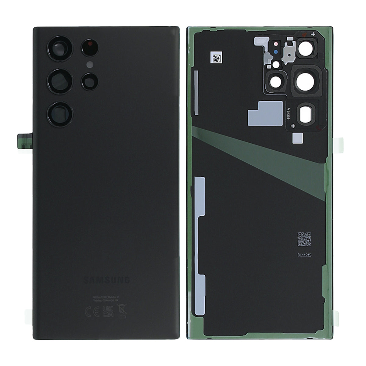 Samsung Galaxy S22 Ultra Baksida Original - Svart image 1