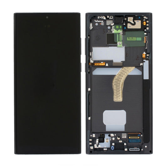 Samsung Galaxy S22 Ultra Skärm med LCD Display Original - Svart image 1