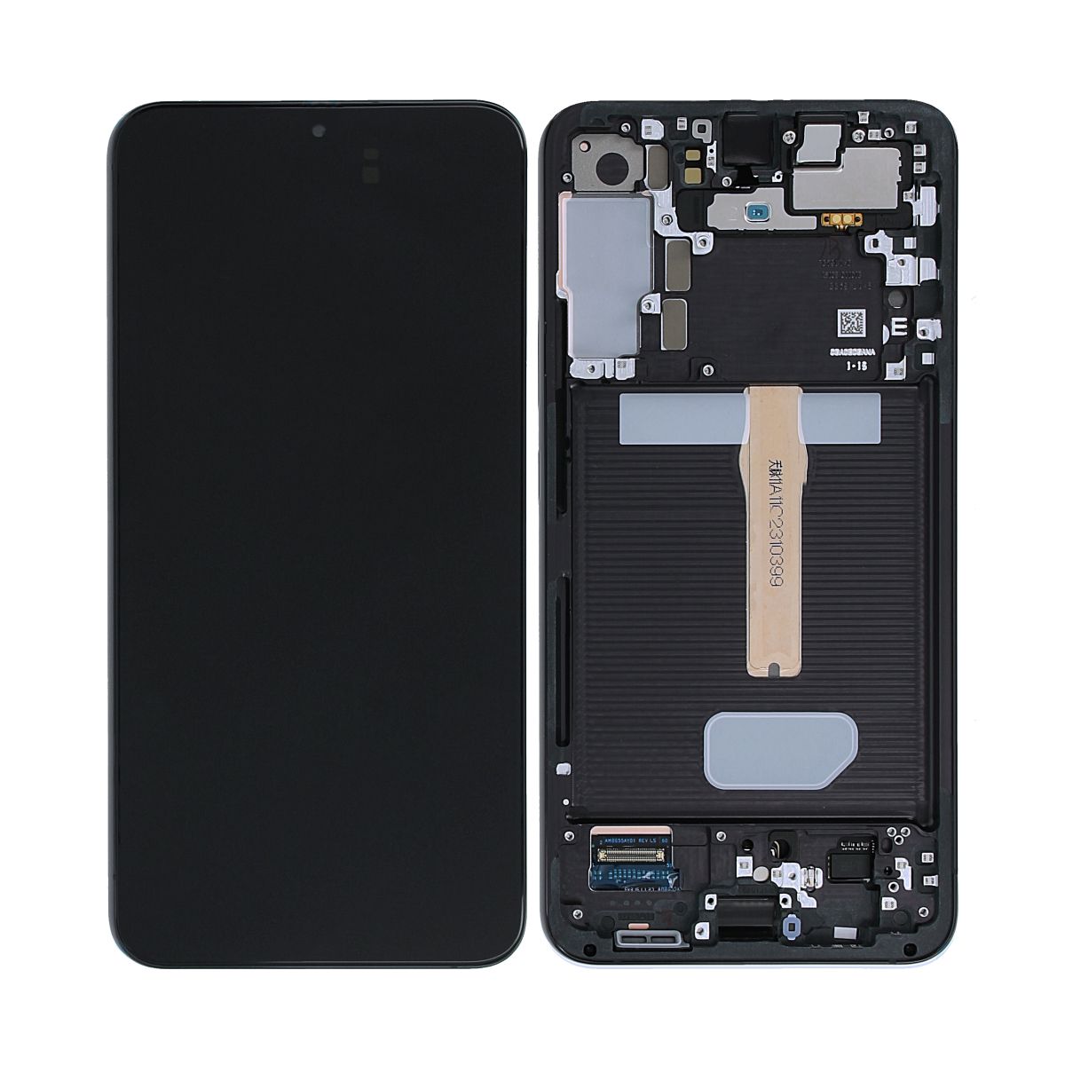 Samsung Galaxy S22 Plus Skärm med LCD Display Original - Svart image 1