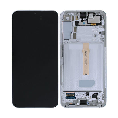 Samsung Galaxy S22 Plus Skärm med LCD Display Original - Vit/Cream/Blå image 1