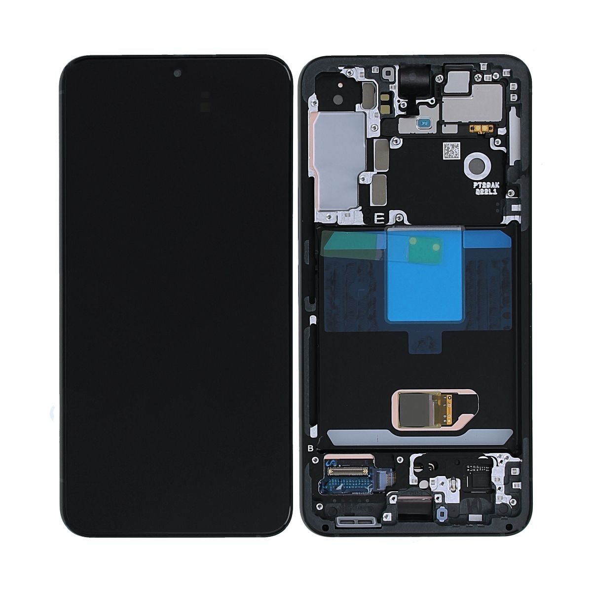 Samsung Galaxy S22 Skärm med LCD Display Original - Grafit/Grå image 1