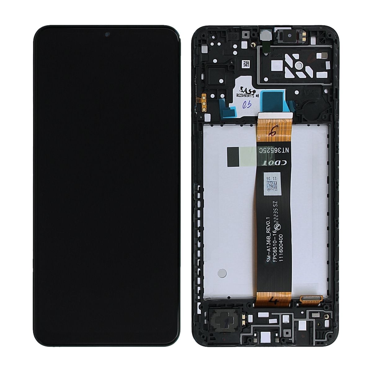 Samsung Galaxy A04s 2022 (SM-A047) Skärm med LCD Display Original - Svart image 1
