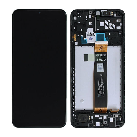 Samsung Galaxy A04s 2022 (SM-A047) Skärm med LCD Display Original - Svart image 1