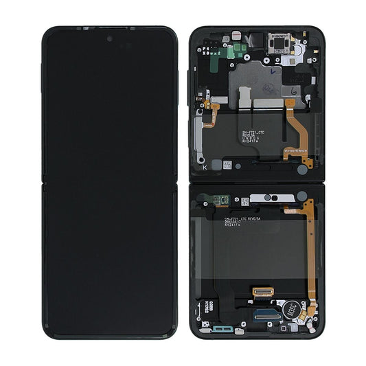 Samsung Galaxy Z Flip4 (SM-F721B) Skärm med LCD Display - Svart image 1