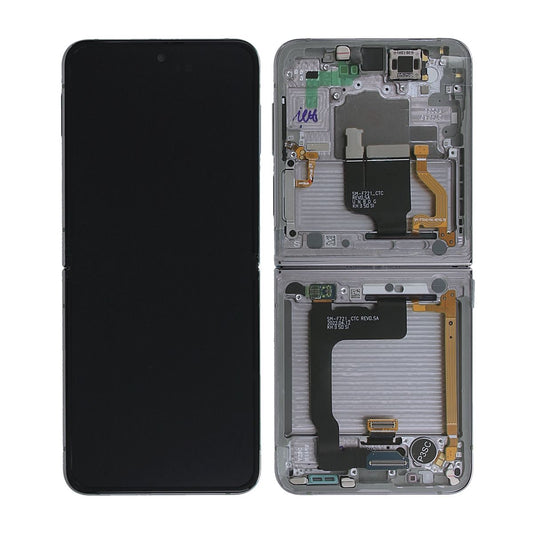 Samsung Galaxy Z Flip4 (SM-F721B) Skärm med LCD Display - Vit image 1
