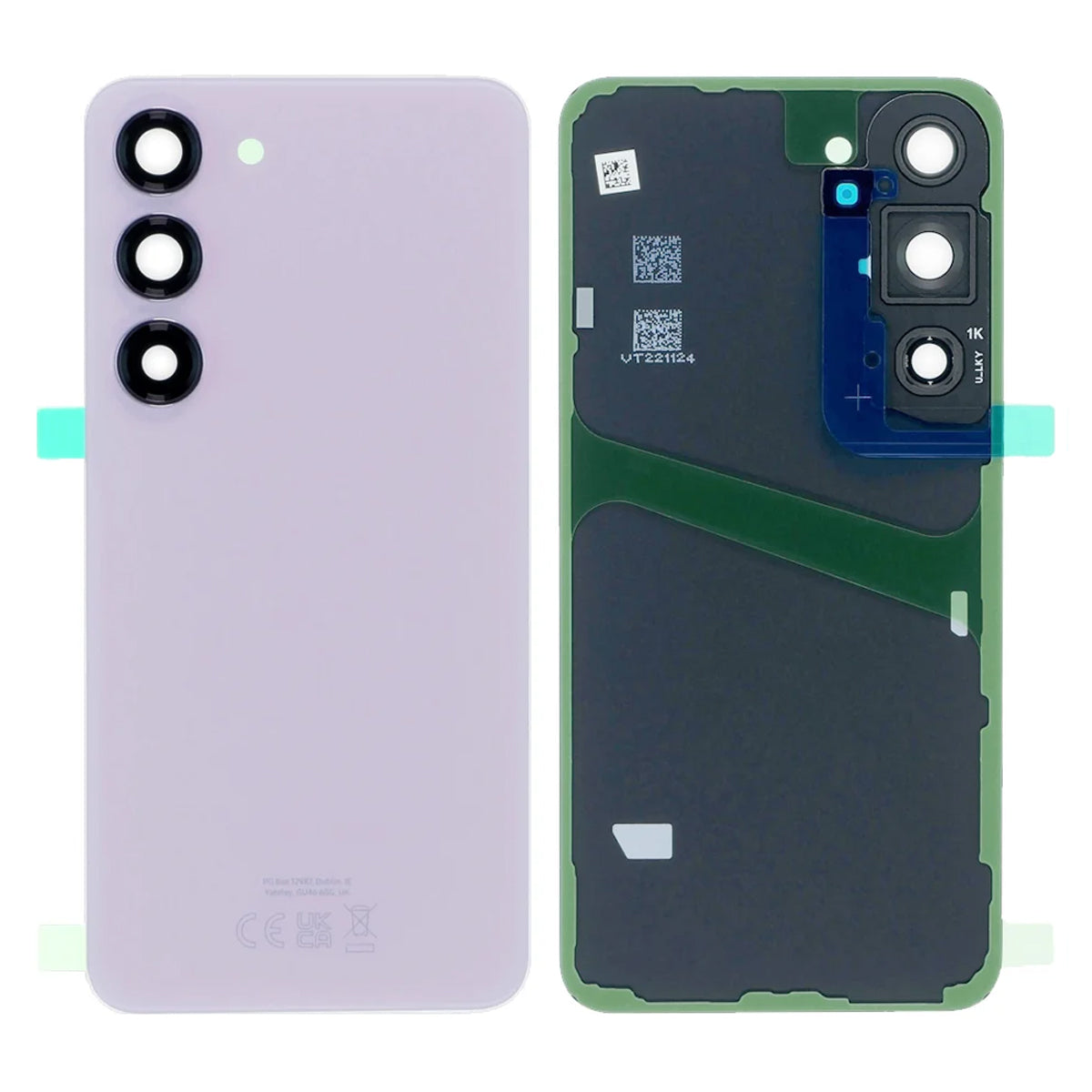 Samsung Galaxy S23 Baksida Original - Lila image 1