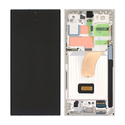 Samsung Galaxy S23 Ultra Skärm med LCD Display - Kräm image 1