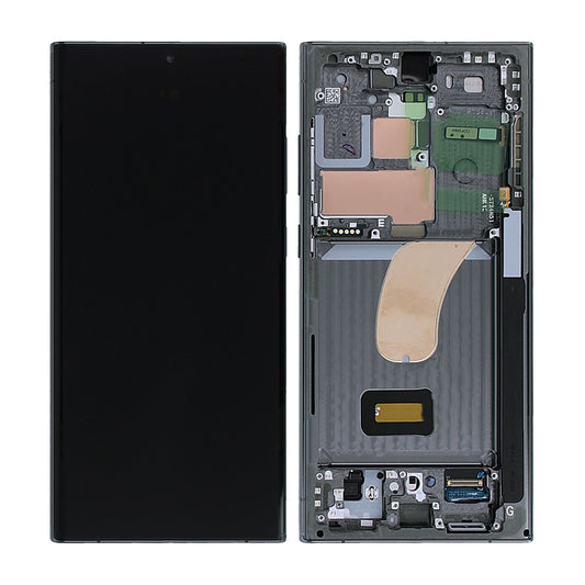 Samsung Galaxy S23 Ultra Skärm med LCD Display - Grön image 1