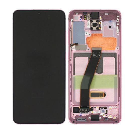 Samsung Galaxy S20 Skärm med LCD Display Original - Rosa image 1