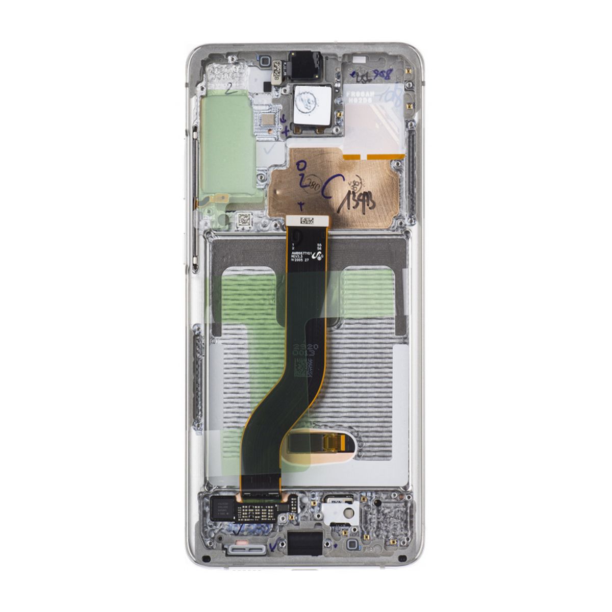 Samsung Galaxy S20 Plus 4G/5G (G985/G986) Skärm med LCD Display Original - Vit image 3